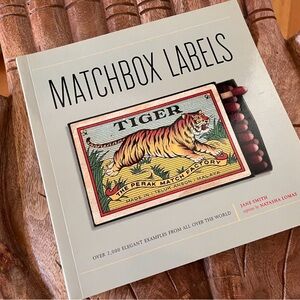 Matchbox Labels Book with Tiger Illustration